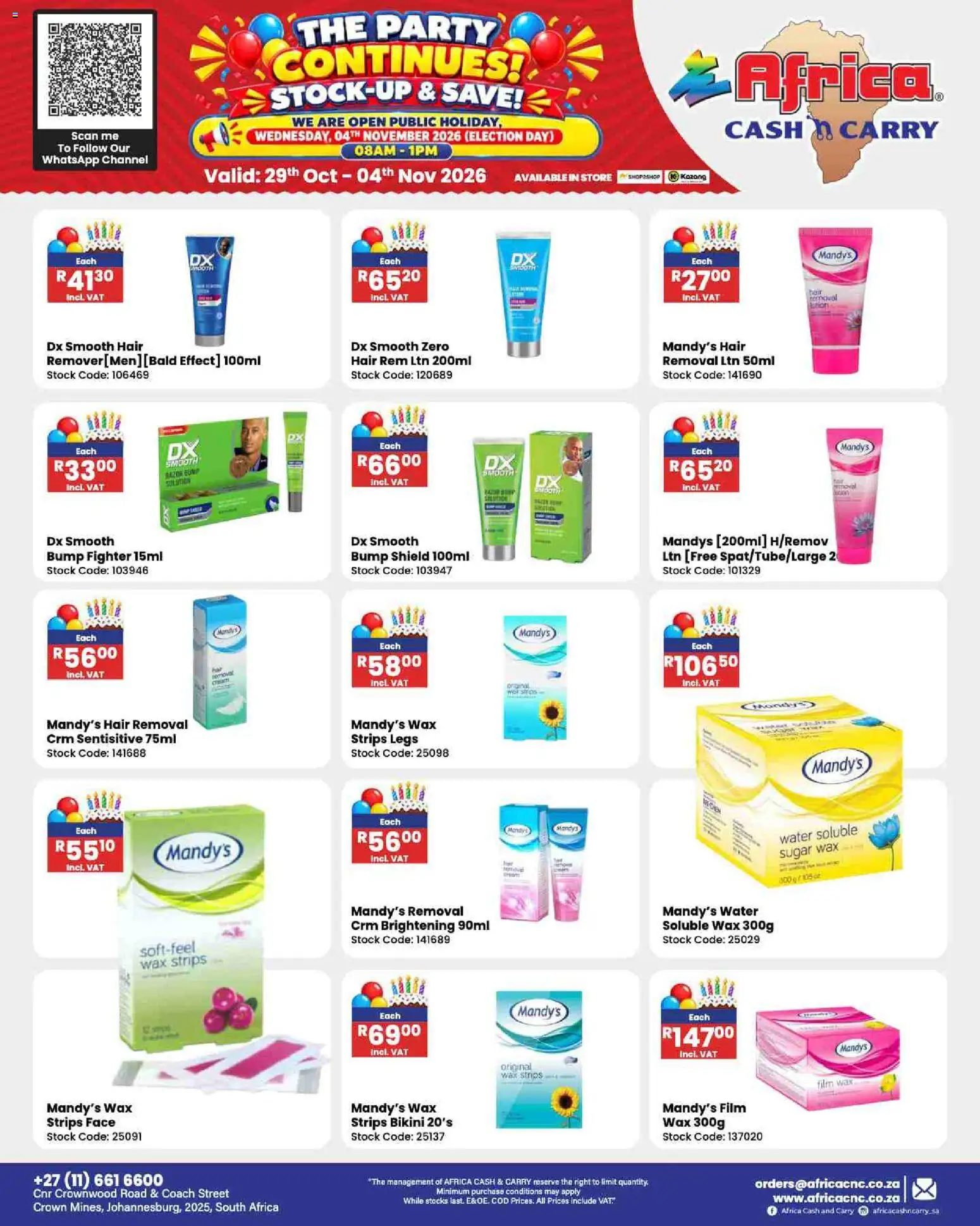 New Africa Cash & Carry catalogue – valid from 29/10/2026 | Page: 147