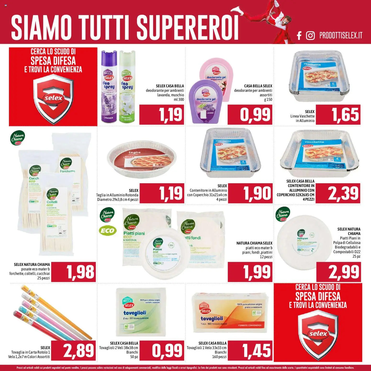 Volantino Emisfero del 01.02.2026 | Pagina: 17 | Prodotti: Teglia, Alluminio, Tovaglia, Vaschette