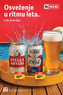 Maxi katalog pivski - pregled Maxi kataloga - važi od 13.08.2026