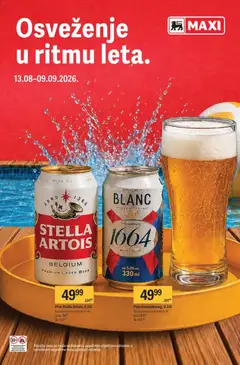 Maxi katalog pivski - pregled Maxi kataloga - važi od 13.08.2026
