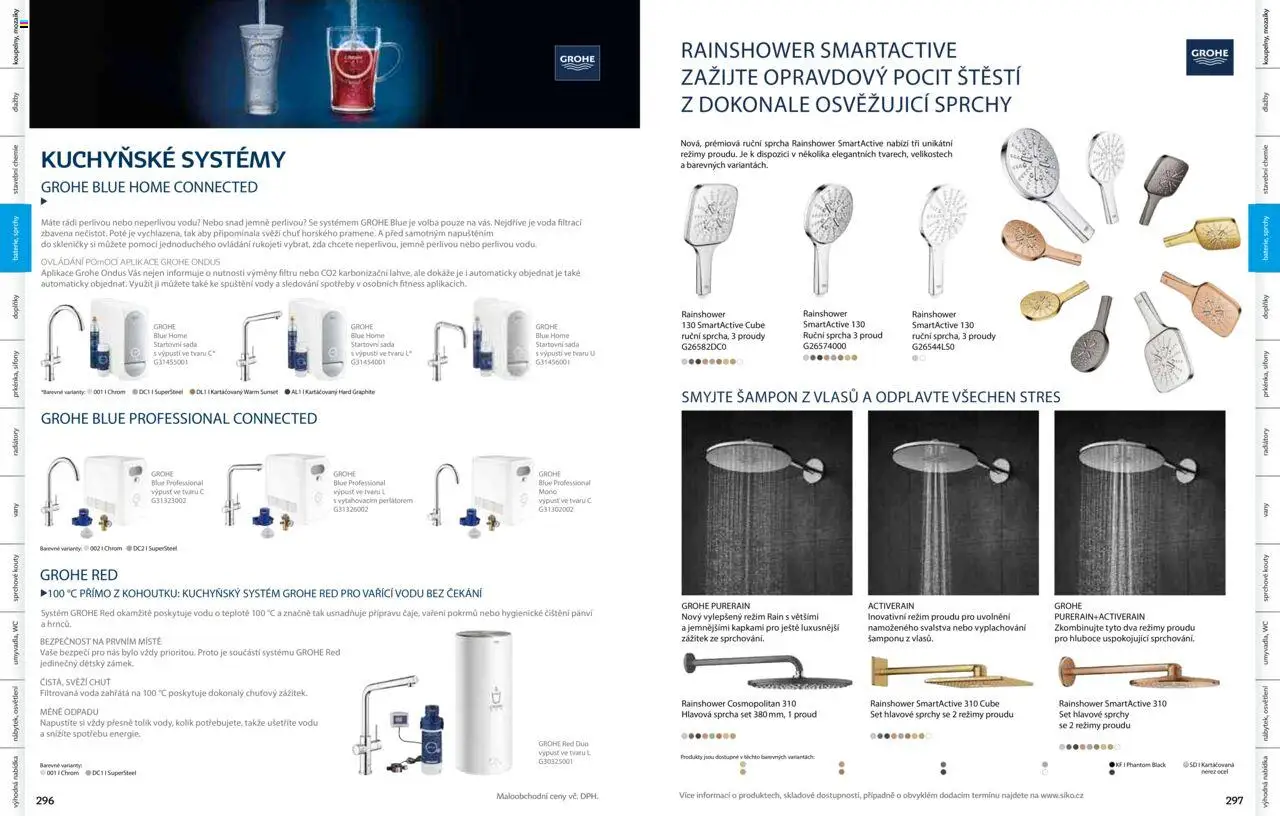 Siko koupelny katalog Koupelny 2025/2026 od 14.10.2025 | Strana: 149 | Produkty: Osvětlení, Sprcha, Skleničky, Šampon