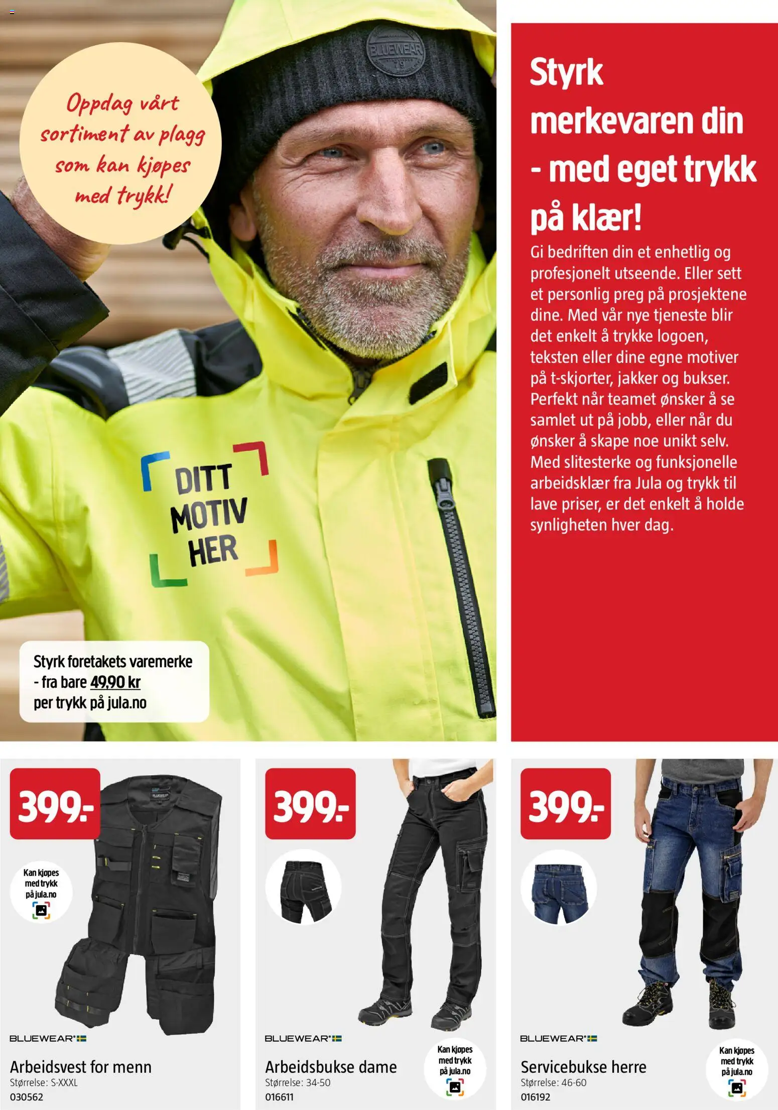 {H1} | Side: 43 | Produkter: Arbeidsklær, Klær
