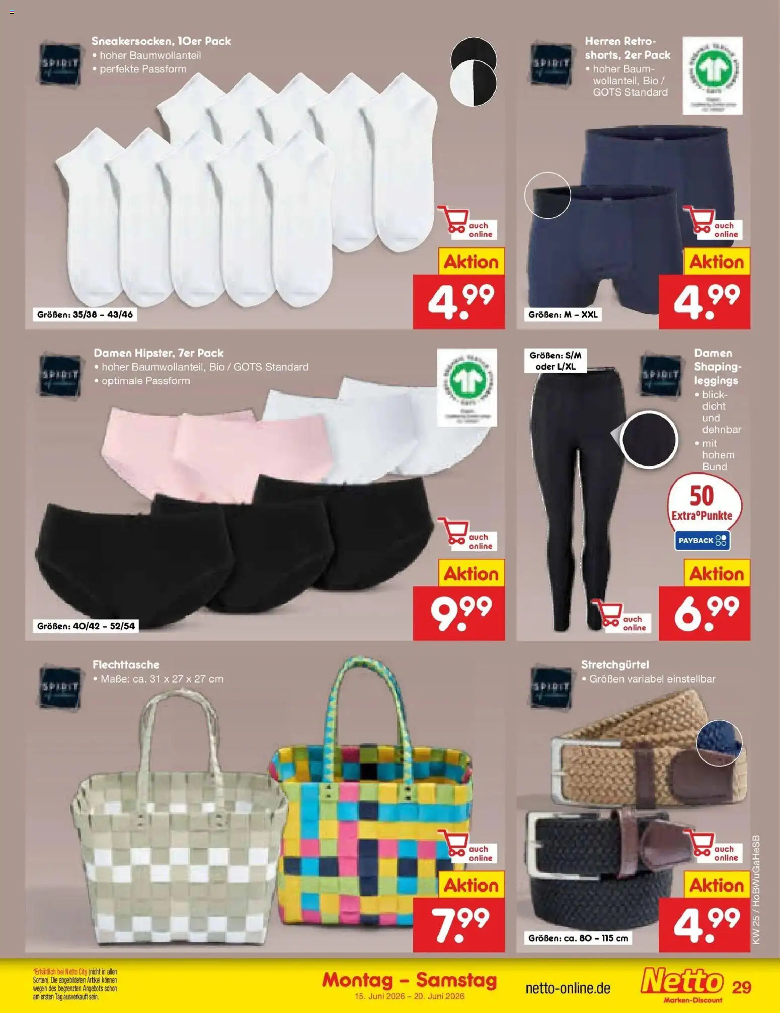 Netto Marken-Discount Prospekt Hannover – gültig ab 15.06.2026 | Seite: 39 | Produkte: Leggings