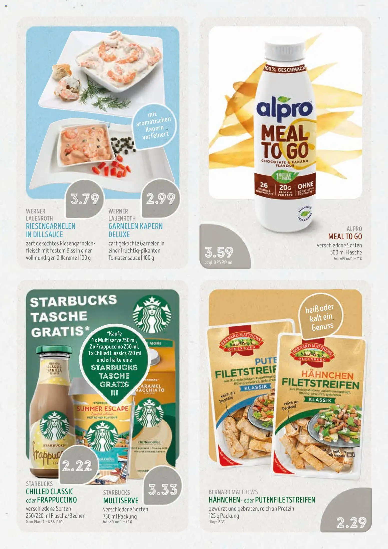 Edeka Struve Prospekt 	 – gültig ab 18.05.2026 | Seite: 13 | Produkte: Tasche, Pute, Starbucks, Fleisch