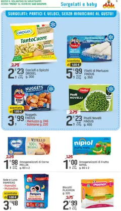 Anteprima del volantino DOK volantino Puglia valido a partire dal 15.05.2026 | Pagina: 5 | Prodotti: Salmone, Merluzzo, Pampers, Vitello
