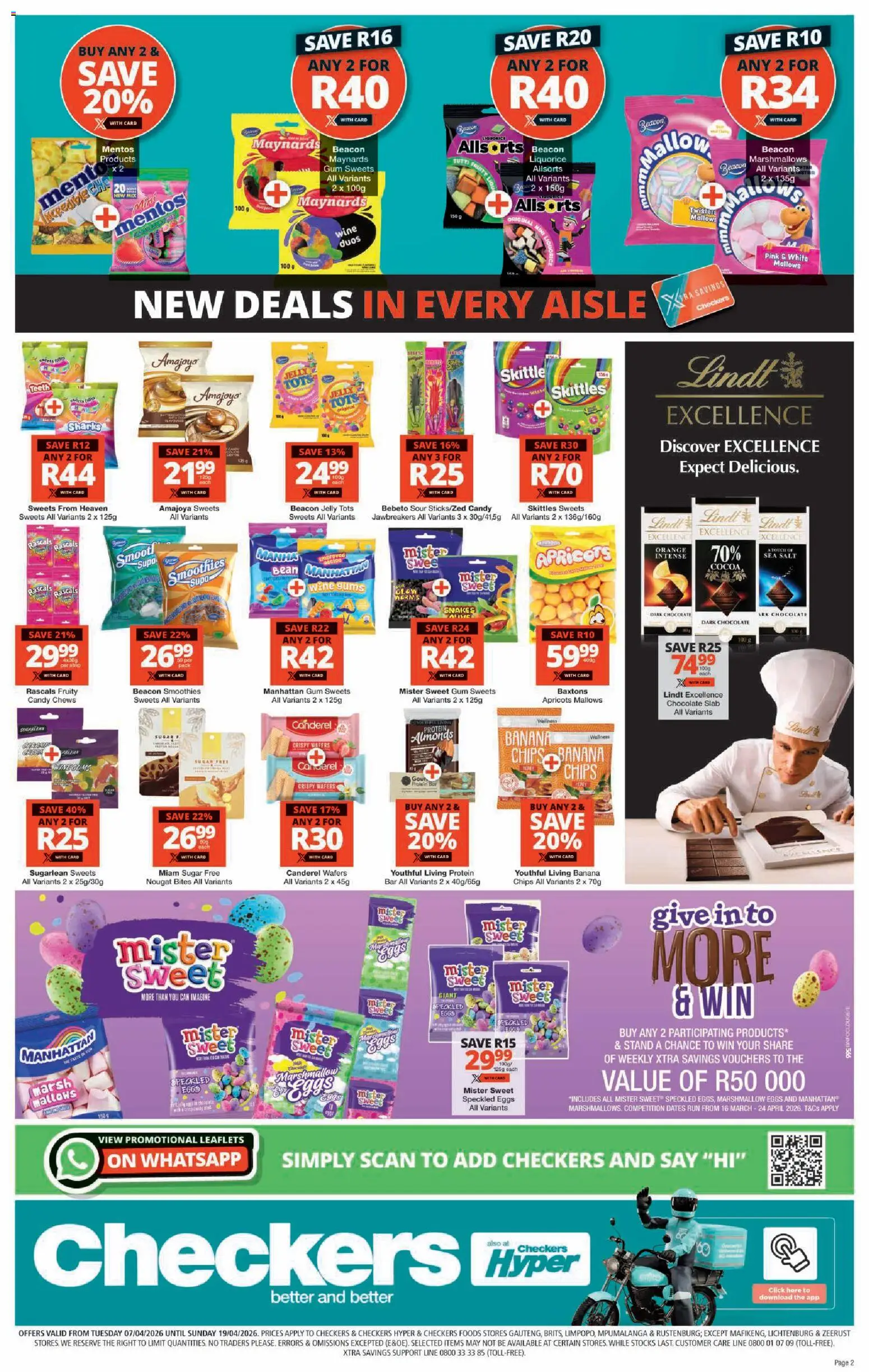 Checkers - Gauteng - Sweets Carnival (07/04/2026 - 19/04/2026) → Catalogue