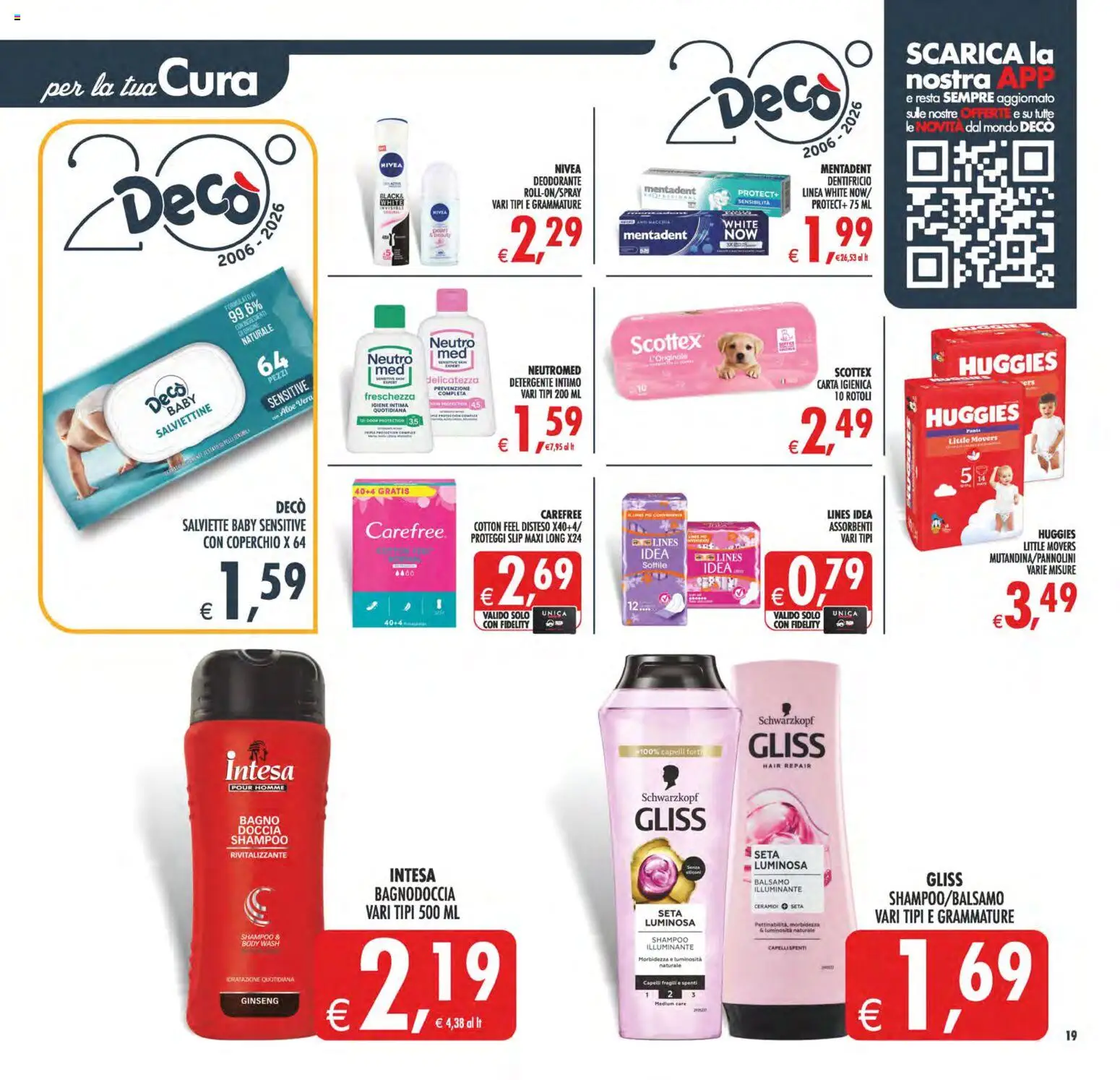 Volantino Decò del 29.05.2026 | Pagina: 24 | Prodotti: Balsamo, Detergente, Slip, Aloe vera