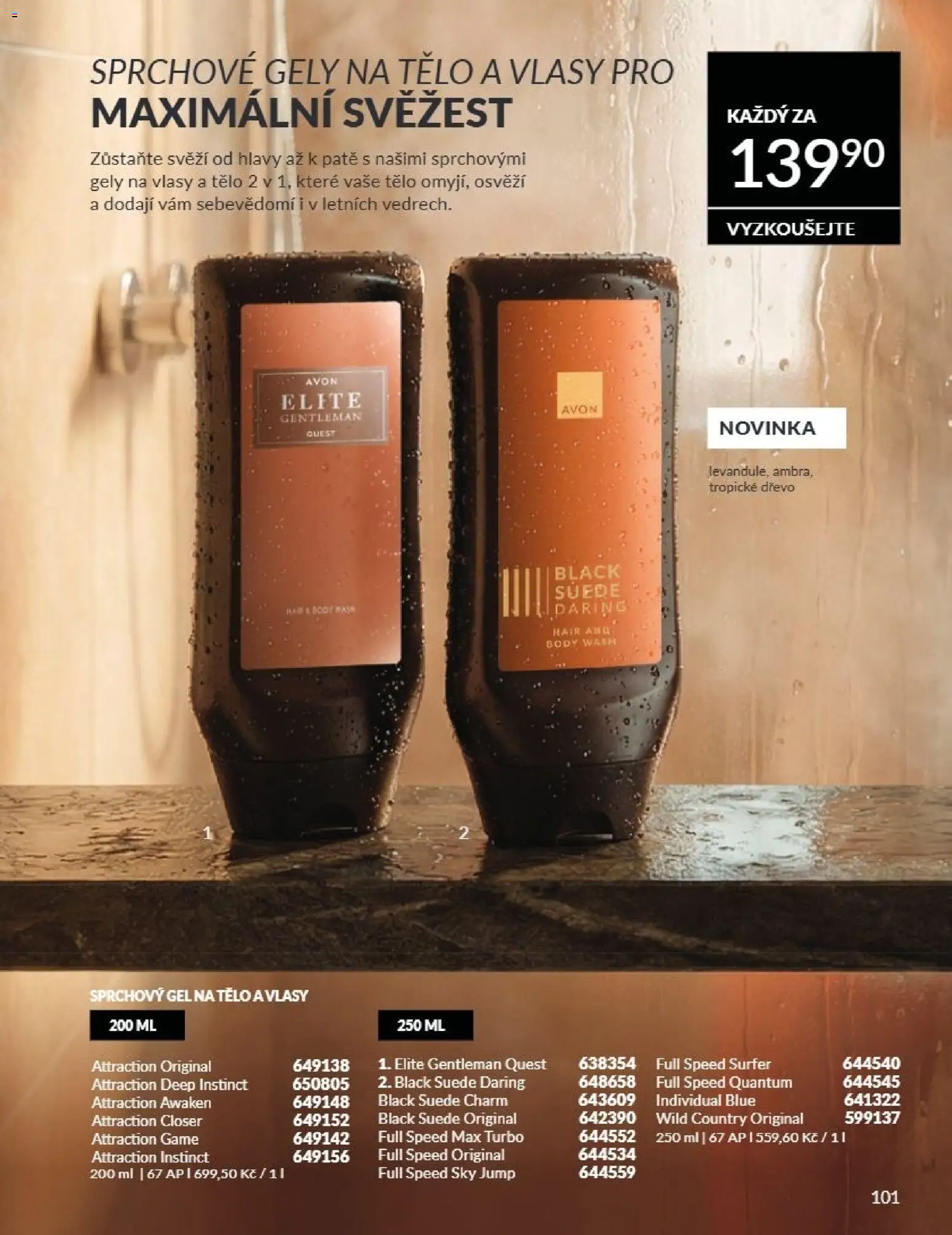 Avon Katalog 07/2026 od 01.07.2026 | Strana: 101 | Produkty: Sprchový gel, Body