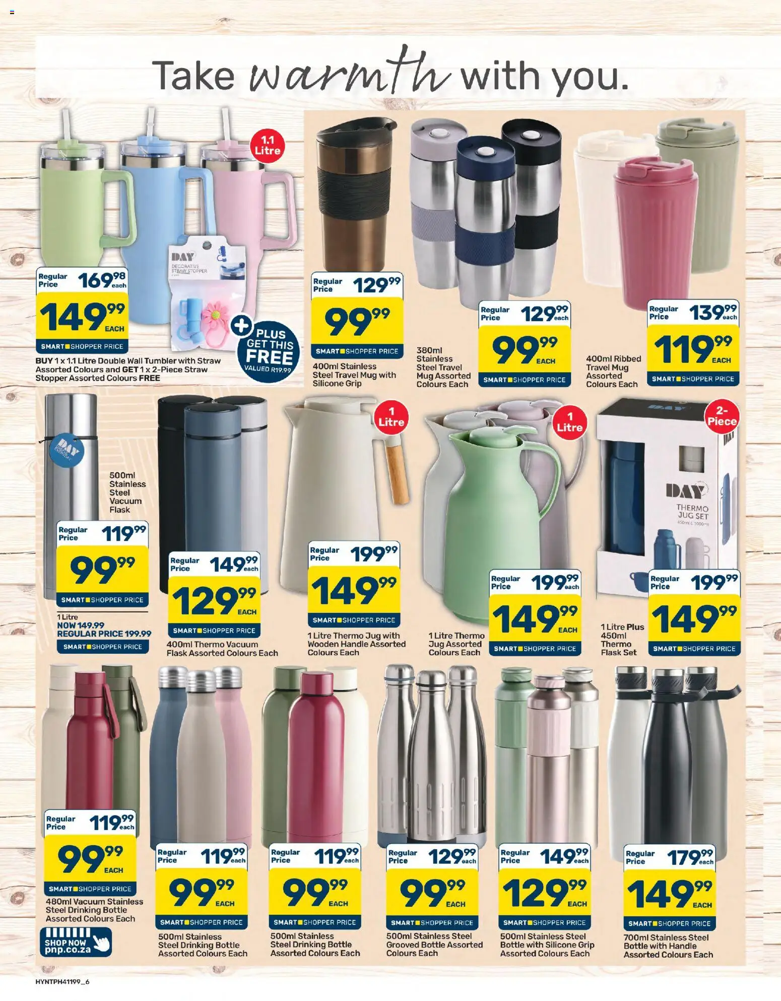 New Pick n Pay catalogue – valid from 20/07/2026 | Page: 6 | Products: Flask, Mug, Silicone