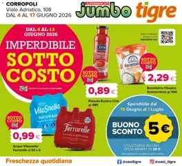 Anteprima del volantino Tigre volantino Jumbo Corropoli valido a partire dal 04.06.2026