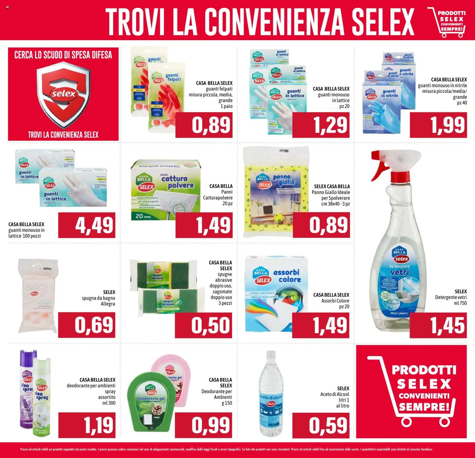 Volantino EMI del 04.06.2026 | Pagina: 27 | Prodotti: Spugna, Guanti, Aceto, Bagno