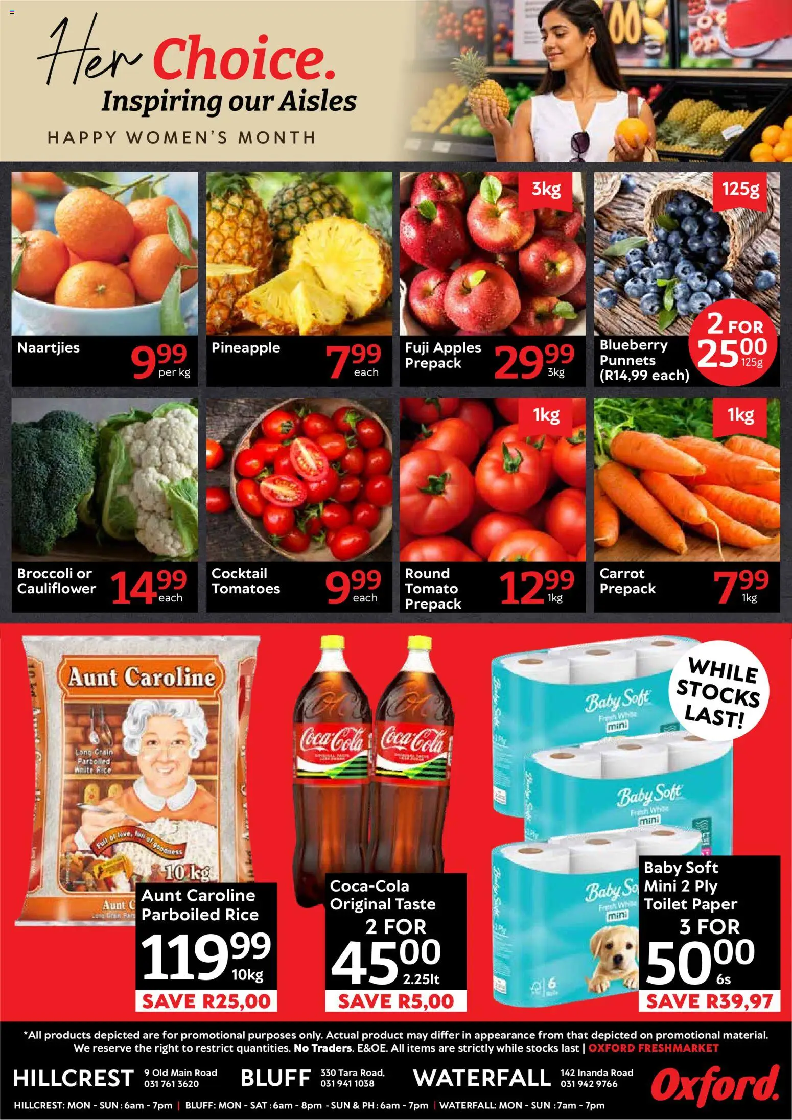 New Oxford Freshmarket catalogue – valid from 22/08/2026 | Page: 2 | Products: Cauliflower, Broccoli, Apples, Tomatoes