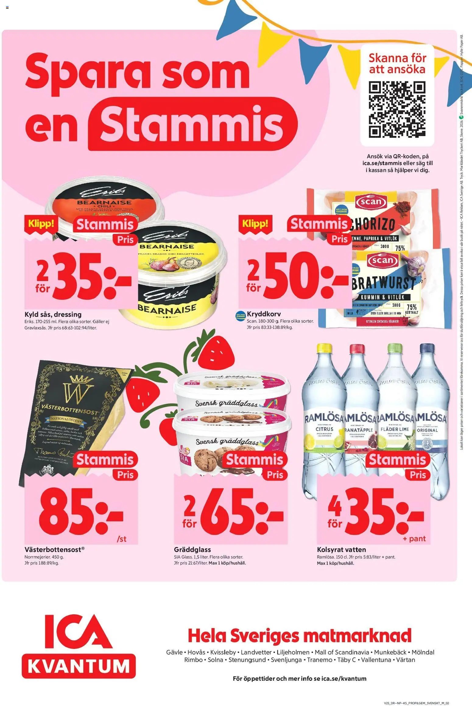 ICA Kvantum reklamblad aktuell från 15.06.2026 | Sida: 10 | Produkter: Såg, Galler, Vitlök, Papper
