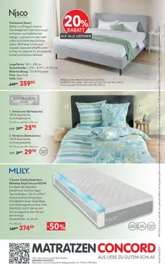 Matratzen Concord Flugblatt ab 29.04.2026 gültig | Seite: 4 | Produkte: Bett, Matratze, Lattenrost