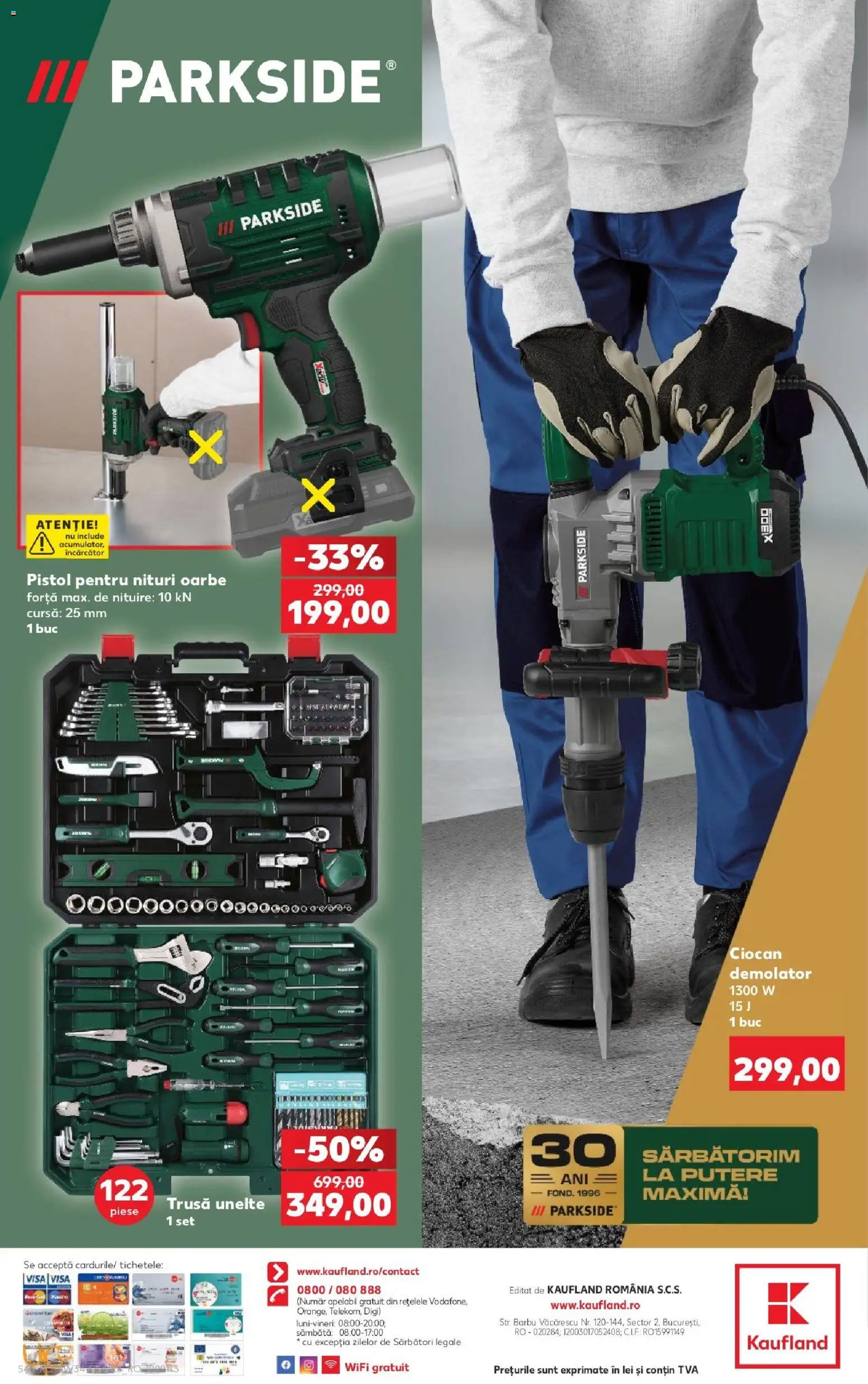 Noul catalog Kaufland – valabil de la 19.08.2026 | Pagină: 40 | Produse: Încărcător, Parkside