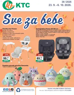 KTC Katalog igračke i tekstil - Pregled kataloga iz trgovine KTC, vrijedi od 23.09.2026