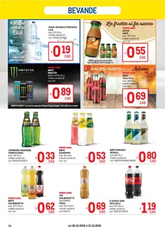 Anteprima del volantino Metro volantino valido a partire dal 08/10/2026 | Pagina: 14 | Prodotti: Pompelmo, Acqua, Bibite, Red Bull