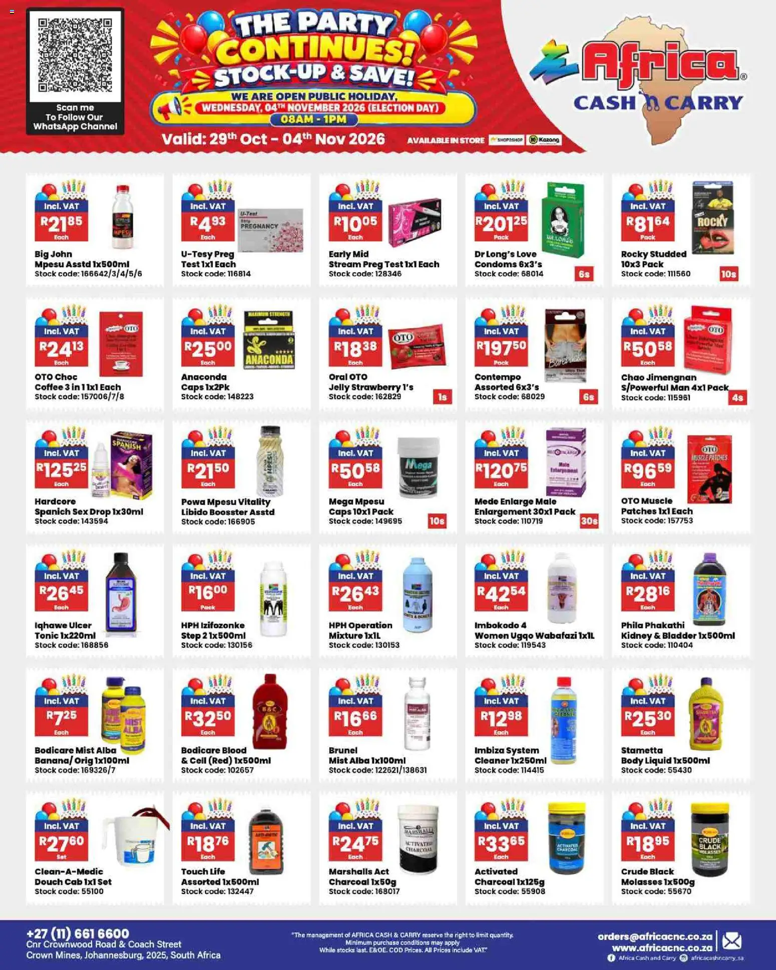 New Africa Cash & Carry catalogue – valid from 29/10/2026 | Page: 20