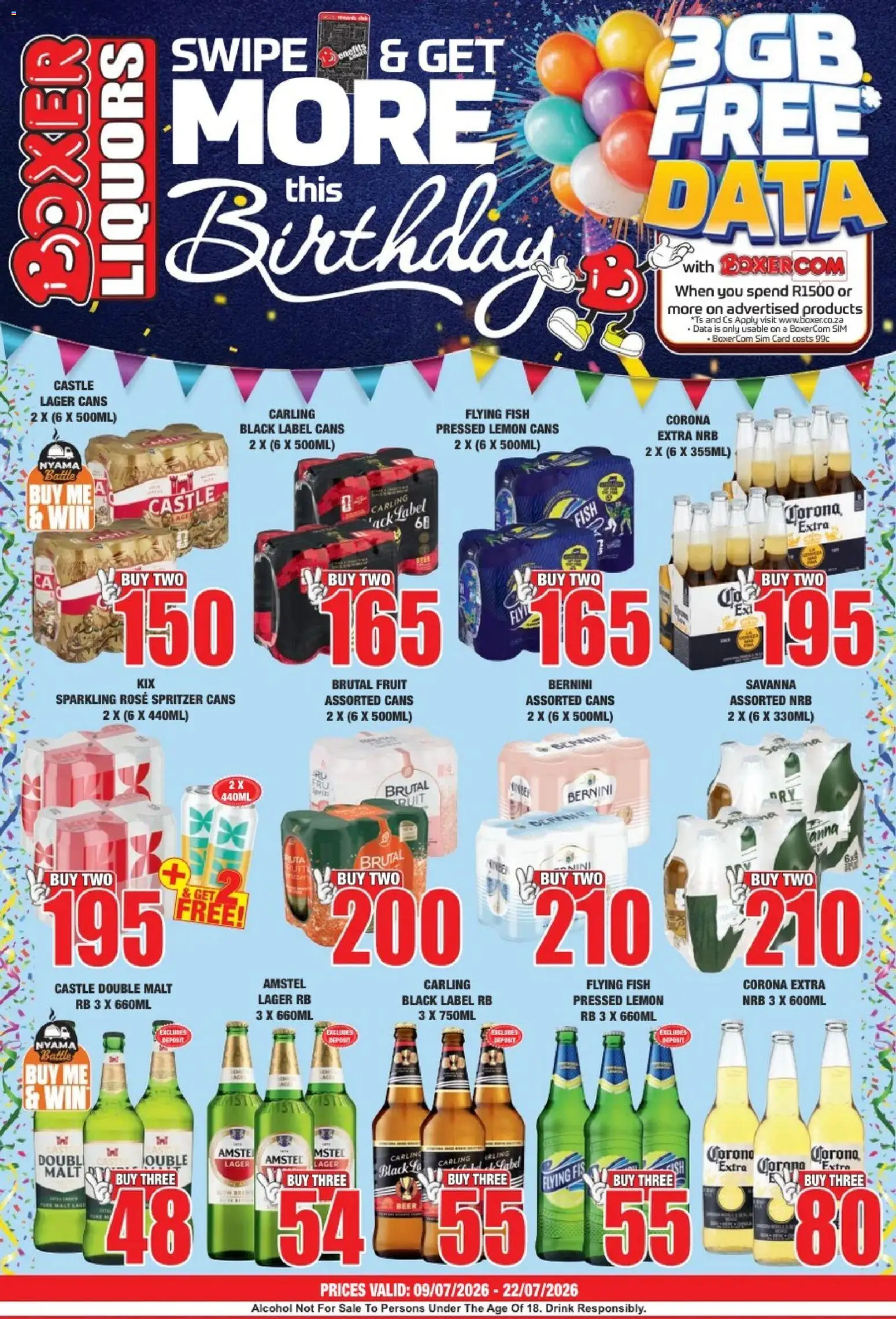 Boxer KwaZulu-Natal - Liquors (09/07/2026 catalogue cover