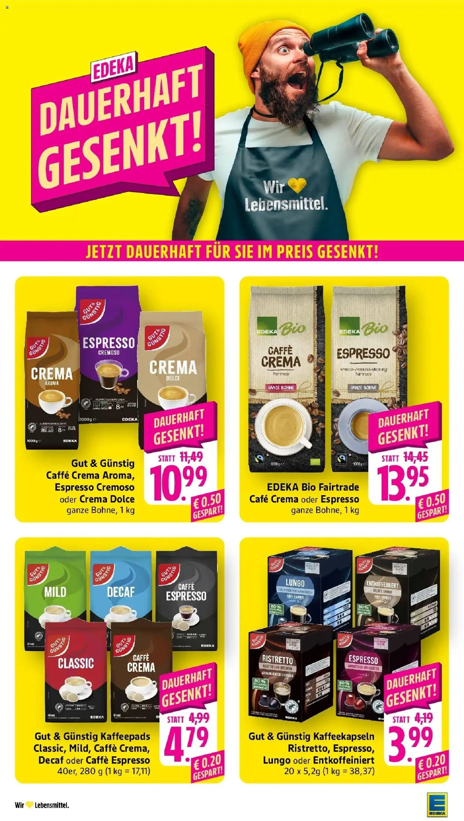 Edeka - EDEKA: Wochenangebote – gültig ab 05.07.2026 | Seite: 27 | Produkte: Kaffeepads