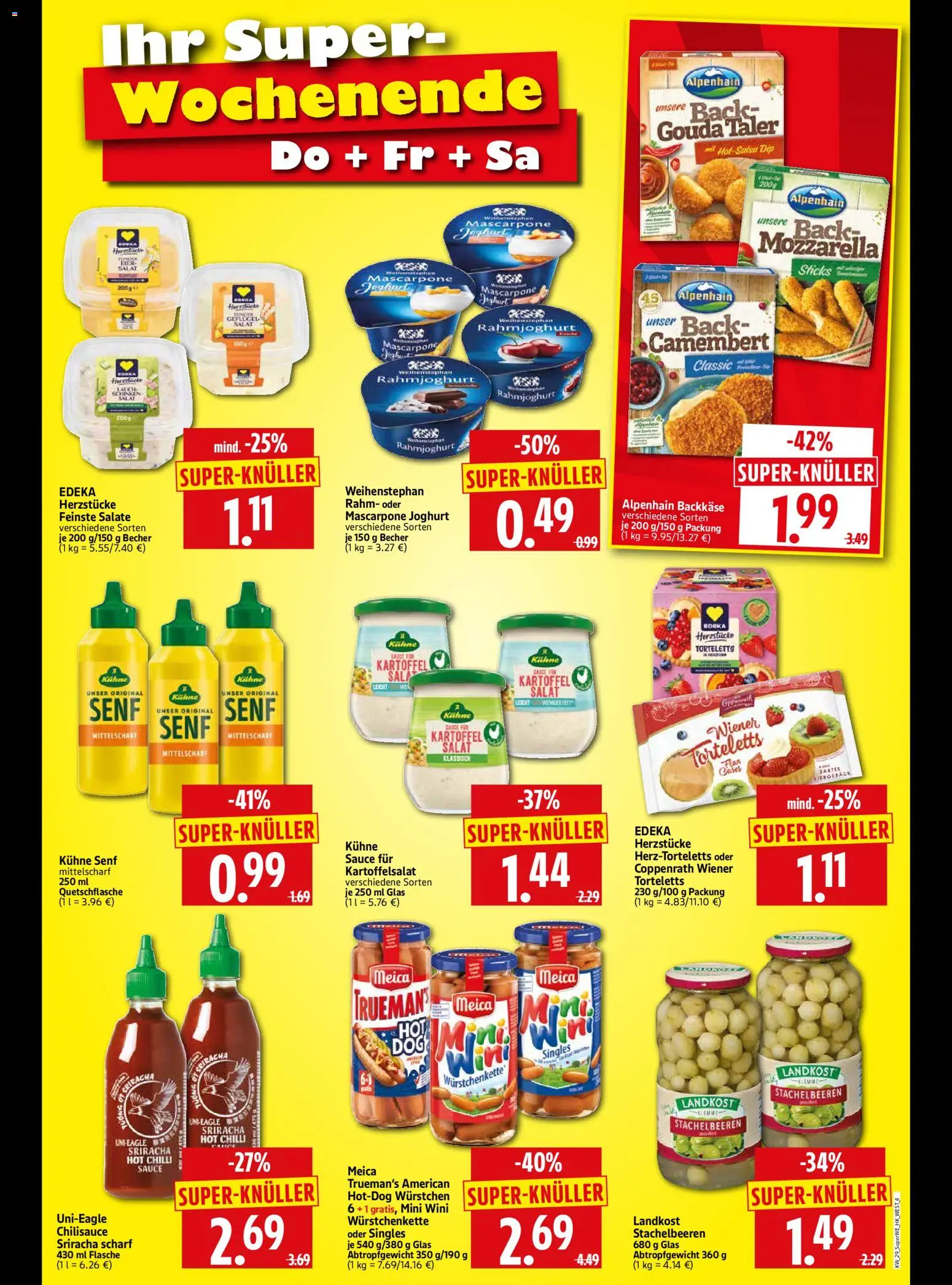 HERKULES Sonderbeilage – gültig ab 16.07.2026 | Seite: 4 | Produkte: Mascarpone, Eier, Gouda, Salat