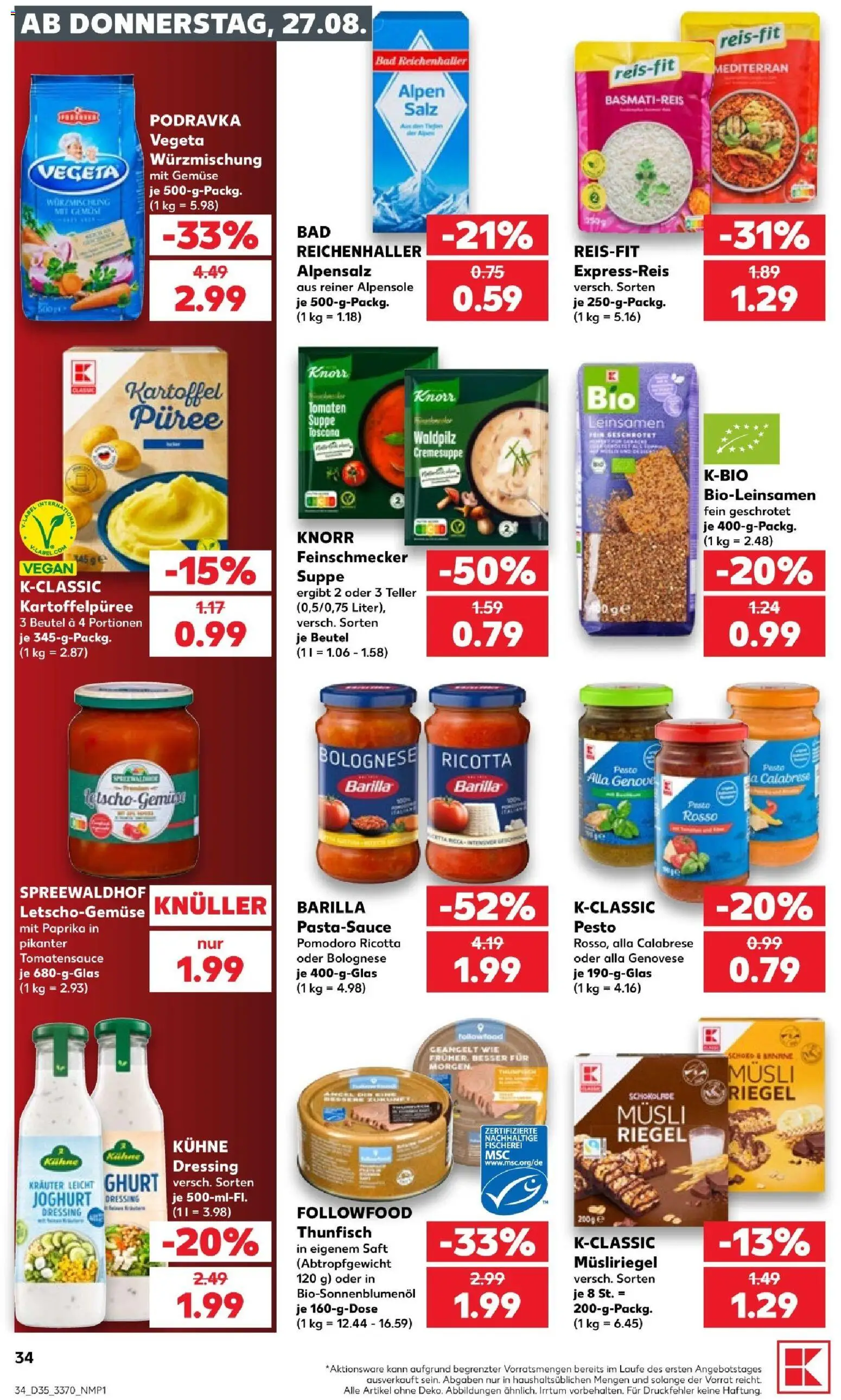 Kaufland Prospekt – gültig ab 27.08.2026 | Seite: 34