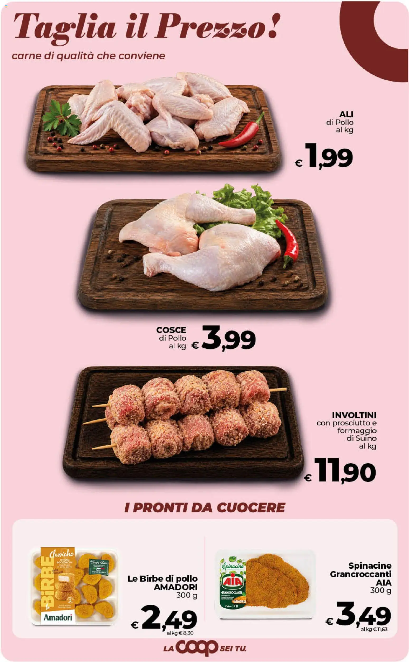 Volantino COOP del 13/10/2026 | Pagina: 9 | Prodotti: Pollo, Suino, Formaggio, Prosciutto