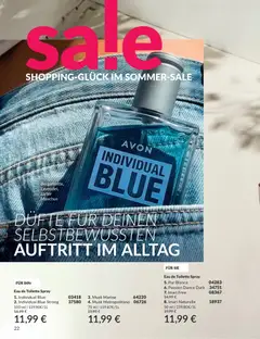 AVON Katalog Juli 2026 ab 01.07.2026 gültig | Seite: 22 | Produkte: Toilette, Eau de Toilette