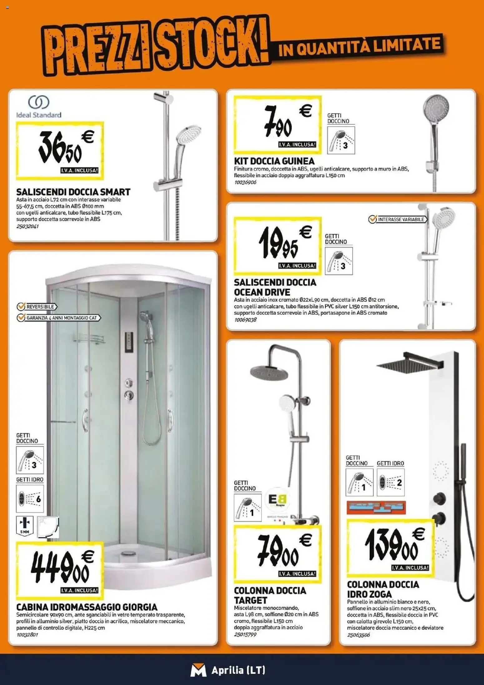 Nuovo TECNOMAT catalogo Aprilia dal 27/08/2026 > offerte anteprima 🛍️ | Pagina: 3 | Prodotti: Tubo, Miscelatore, Piatto, Alluminio