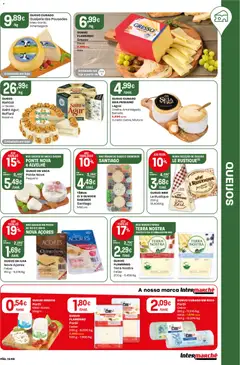 Pré-visualização Intermarché folheto válido de 24/09/2026 | Página: 15 | Produtos: Tábua, Camembert, Queijo, Queijo curado