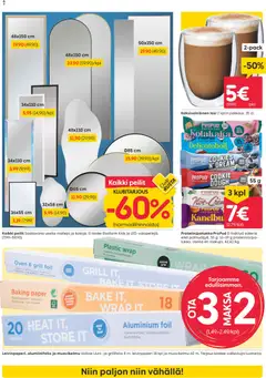 Rusta-mainoslehti voimassa 24/08/2026 alkaen | Sivu: 6 | Tuotteet: Leivinpaperi, Peili, Grillifolio, Proteiinipatukka