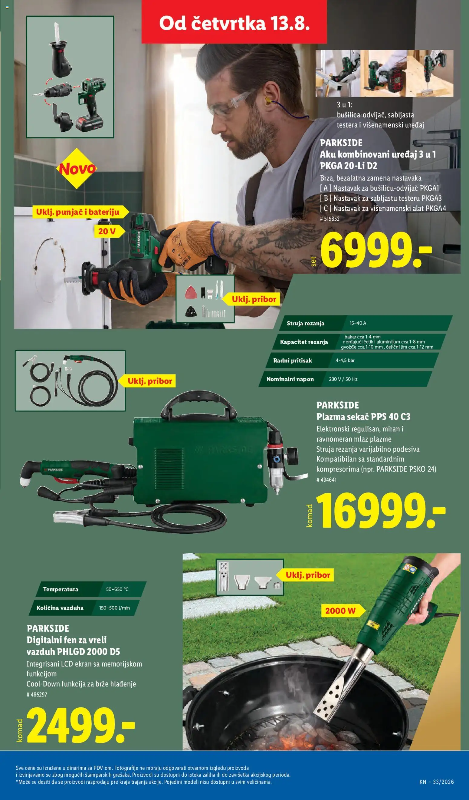 Lidl katalog - važi od 13.08.2026 | Strana: 79 | Proizvode: Fen, Plazma, Gvožđe, Alat