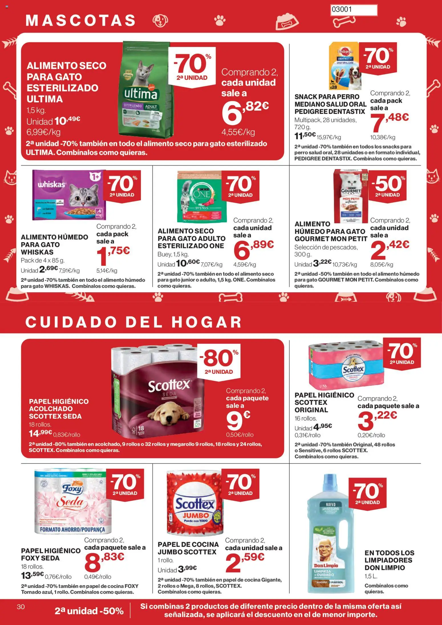 Hipercor catálogo │ válido desde el 30/07/2026 | Página: 30 | Productos: Papel higienico, Cocina