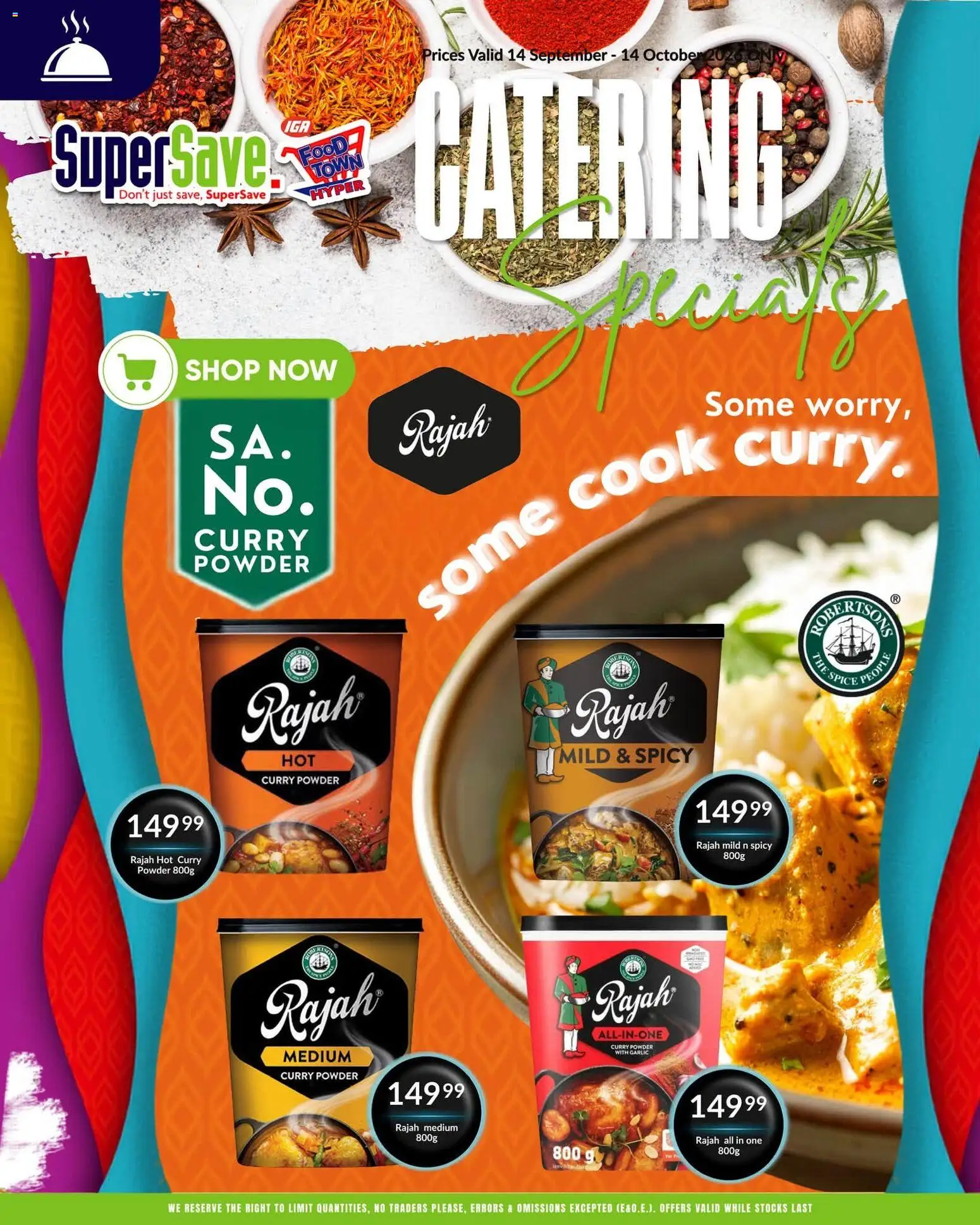 New Super Save catalogue – valid from 14/09/2026 | Page: 4 | Products: Powder, Curry powder, Garlic