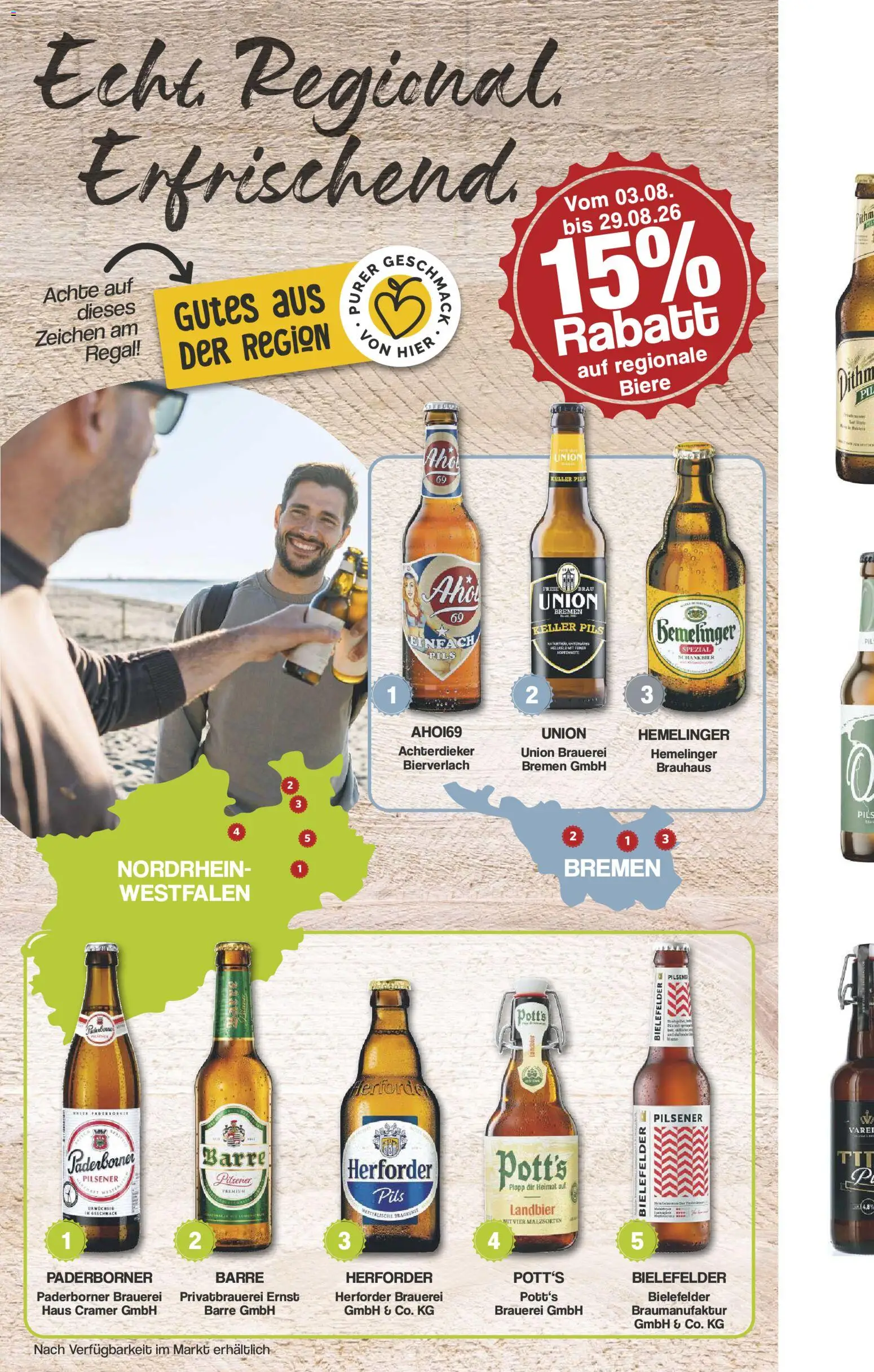 Famila Nordwest Prospekt – gültig ab 17.08.2026 | Seite: 24 | Produkte: Regal, Pils