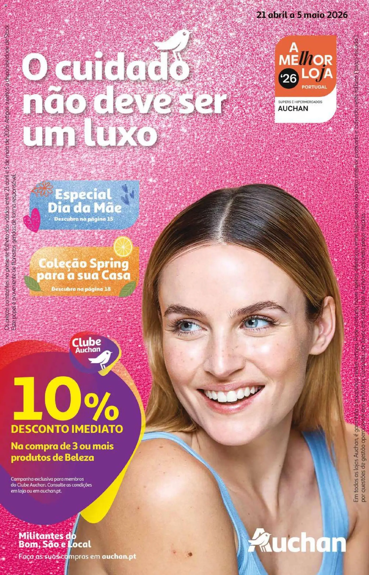 Auchan - Beleza Interiores Spring │ válido de 21.04.2026 | Página: 1 | Produtos: Faca