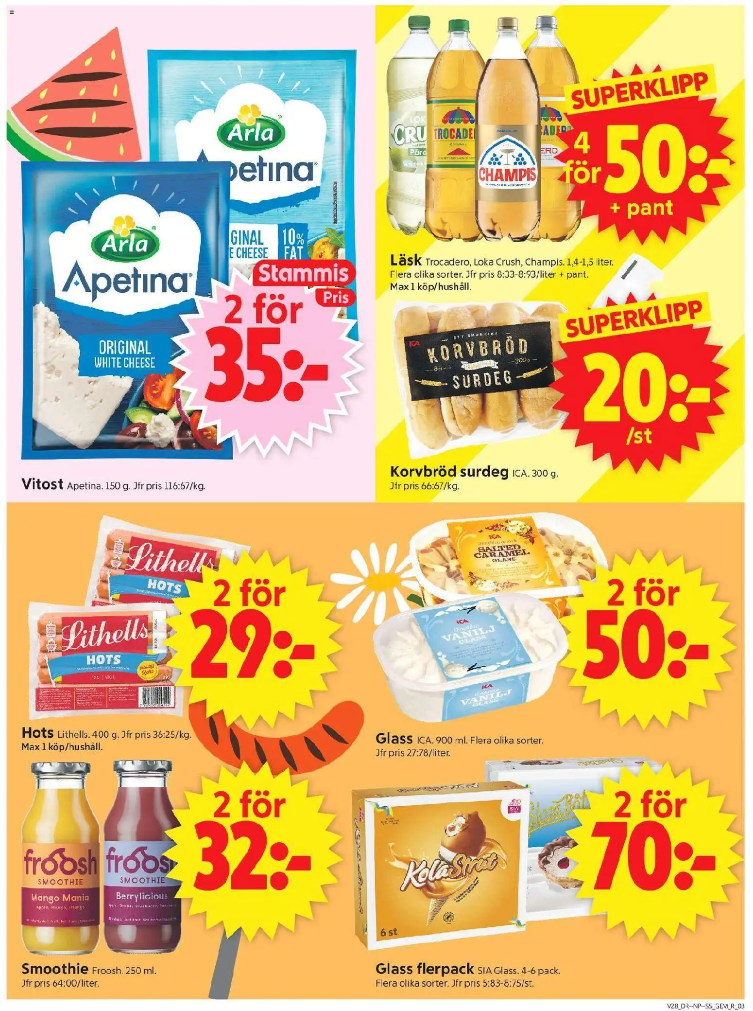 ICA Supermarket reklamblad aktuell från 06/07/2026 | Sida: 3