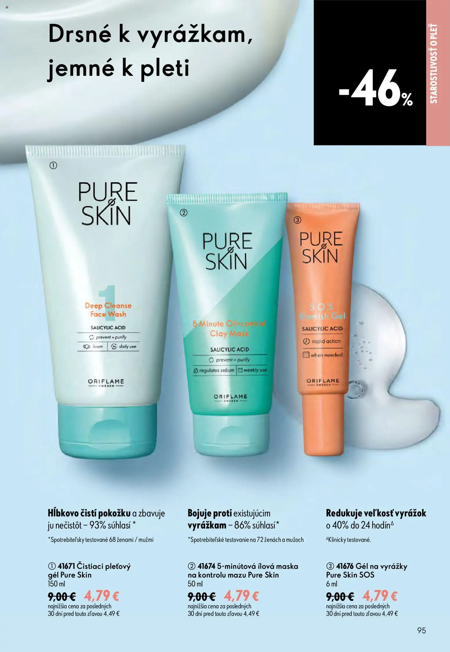 Nové Oriflame akcie – leták je platný od 29.07.2026 | Strana: 95 | Produkty: Maska