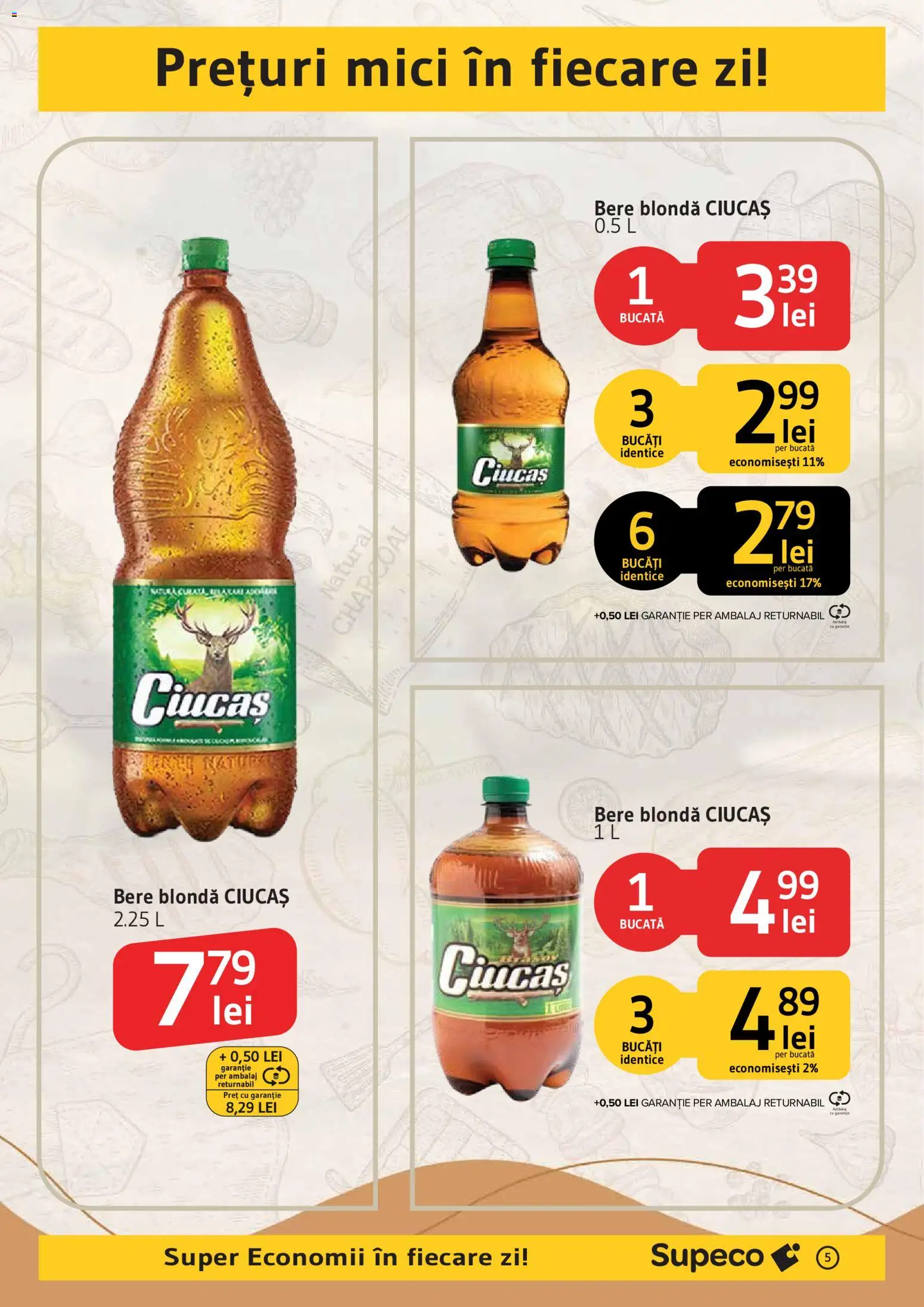 Noul catalog Supeco – valabil de la 24.09.2026 | Pagină: 5 | Produse: Mici, Bere