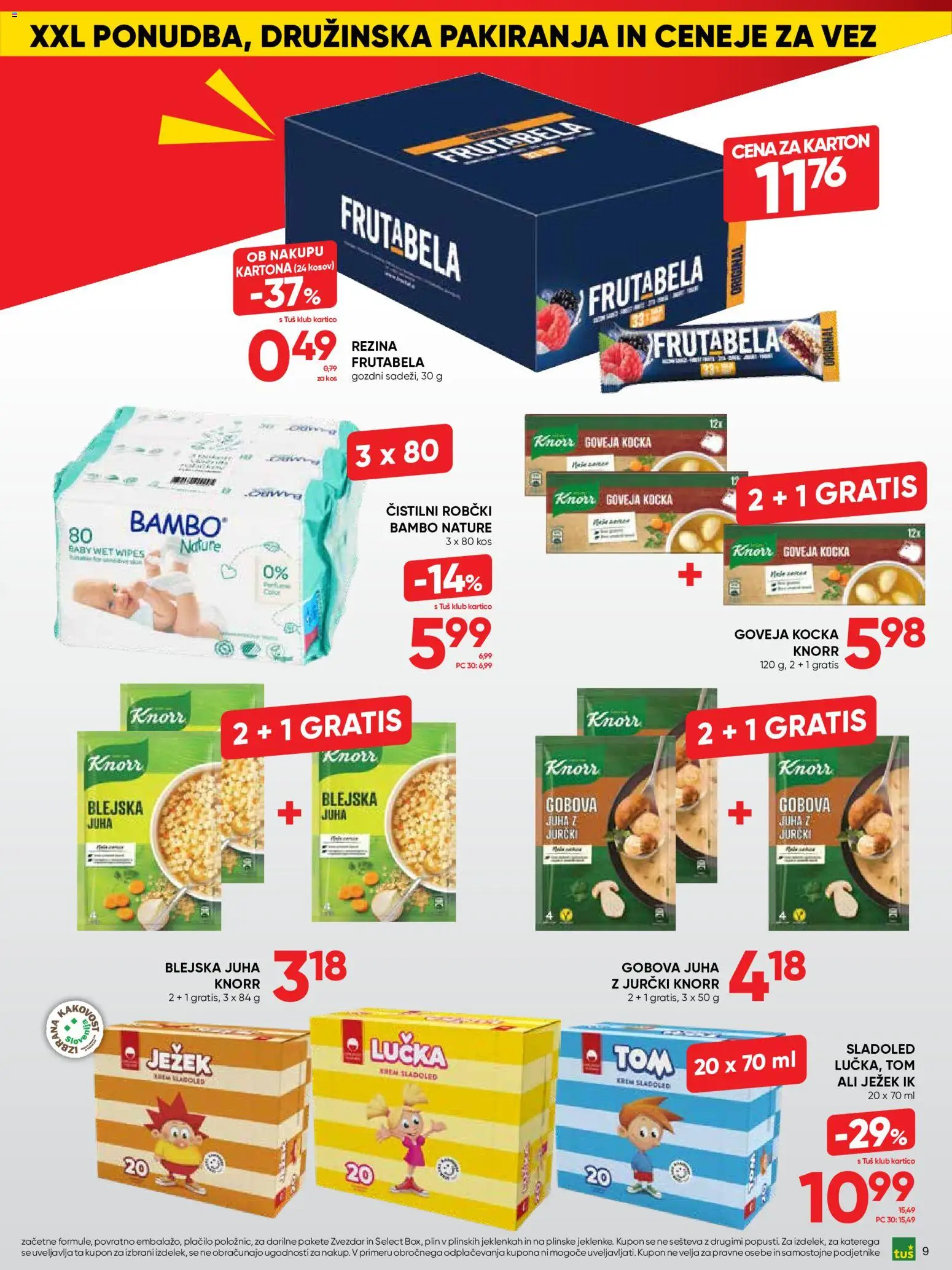 Novi Tuš katalog ponudbe – veljaven od 16.09.2026 | Stran: 9