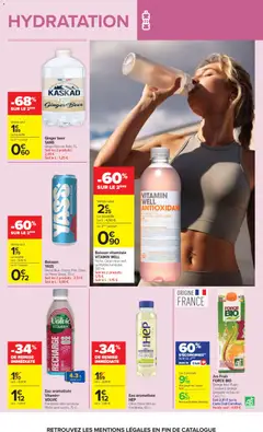 Carrefour - Prévisualisation de Ginger beer SANS, Ginger Beer ou Tonic, 1 L. valide à partir de 24/08/2026 | Page: 45
