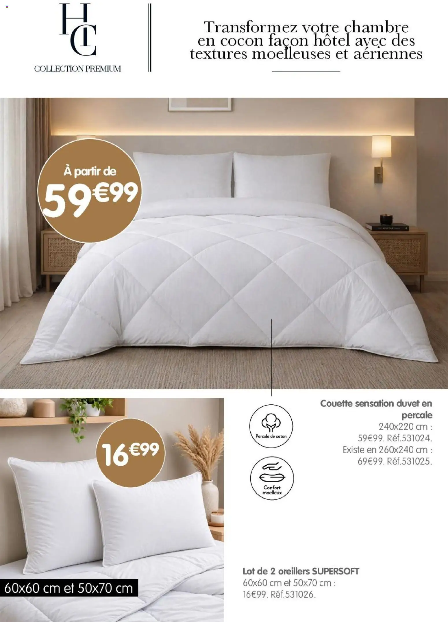 {H1} | Page: 5 | Produits: Coton, Oreillers, Couette