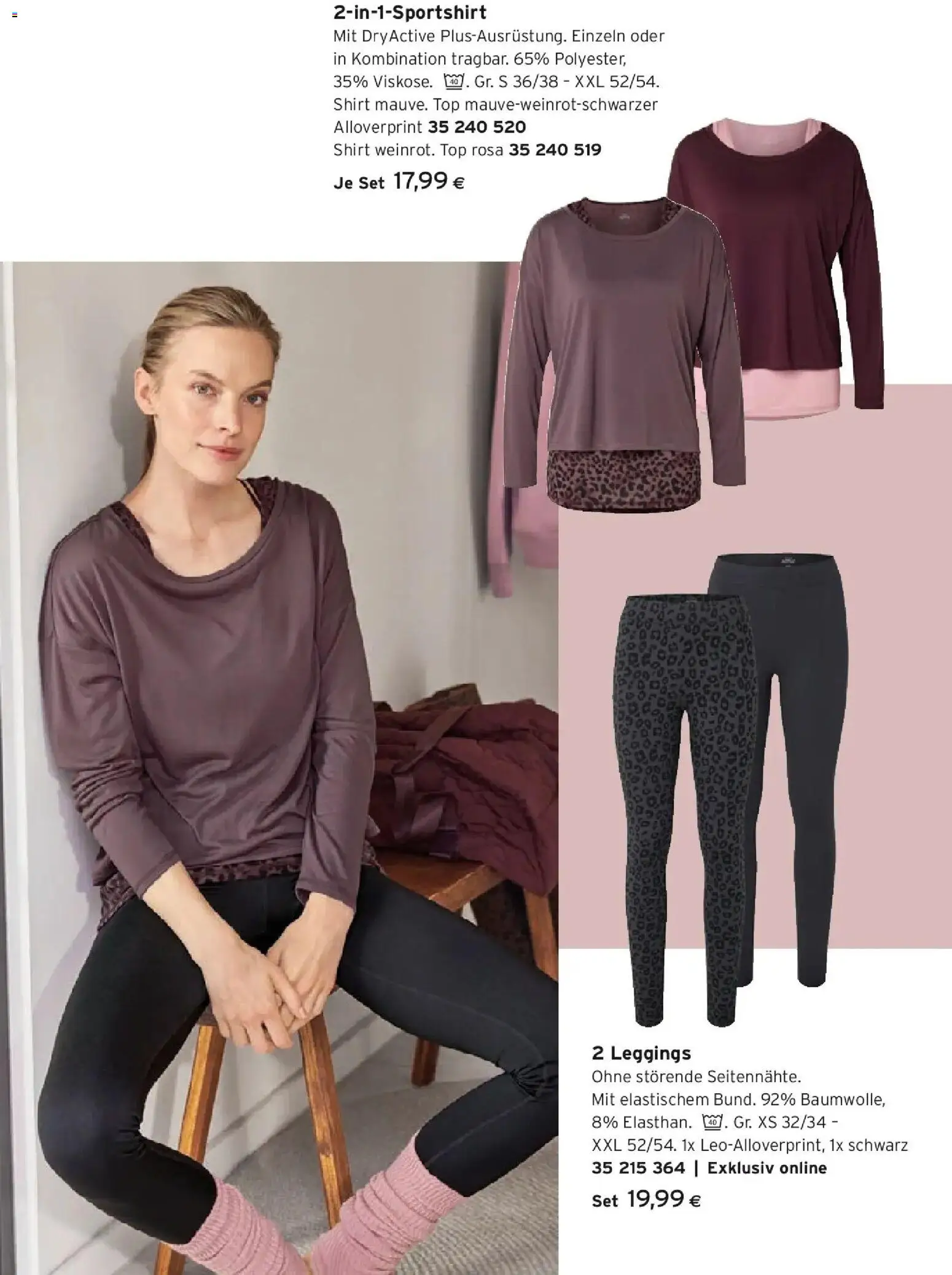 Tchibo Eduscho - Tchibo Magazin von 13.08.2026 - Aktuelle Angebote | Seite: 17 | Produkte: Leggings