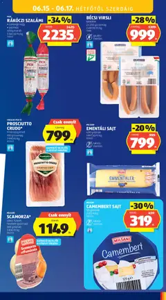 BÉCSI VIRSLI, többféle 2x200 g/csomag - amely érvényes a következő dátumtól: 11.06.2026 | Oldal: 39