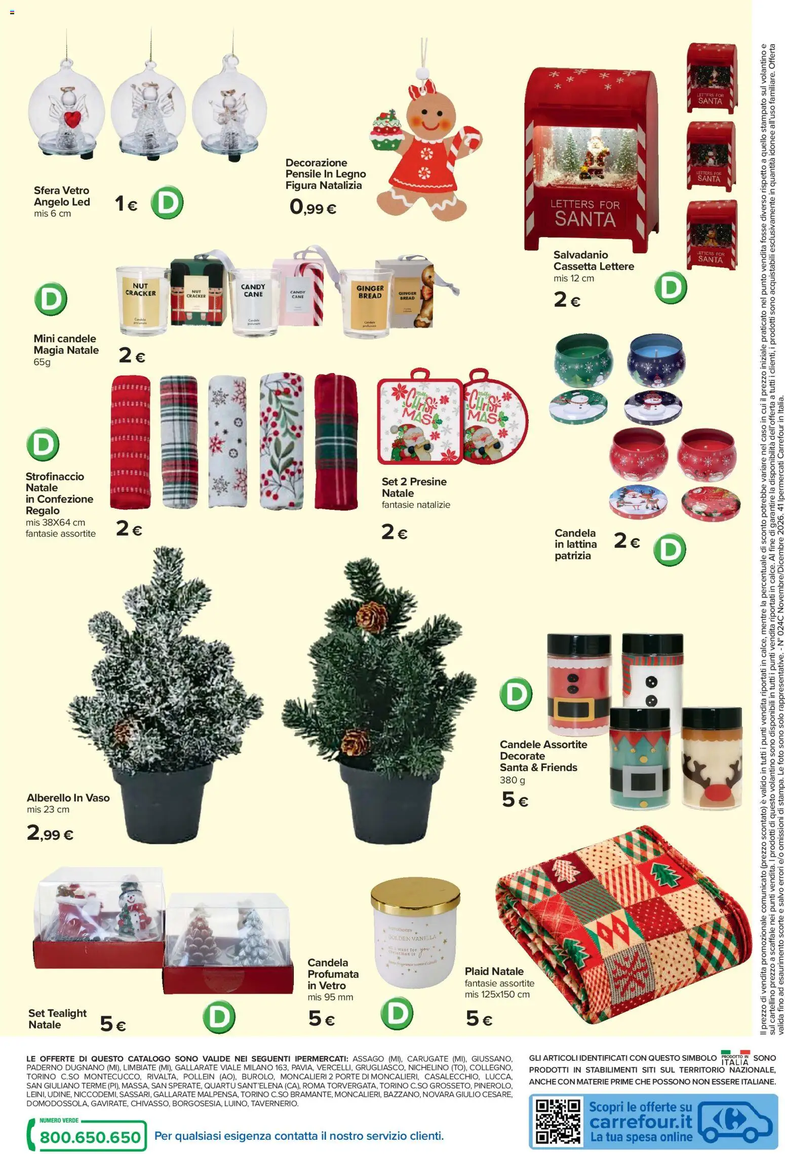 Volantino Carrefour del 02/11/2026 | Pagina: 16 | Prodotti: Cracker, Scaffale, Candela, Decorazione
