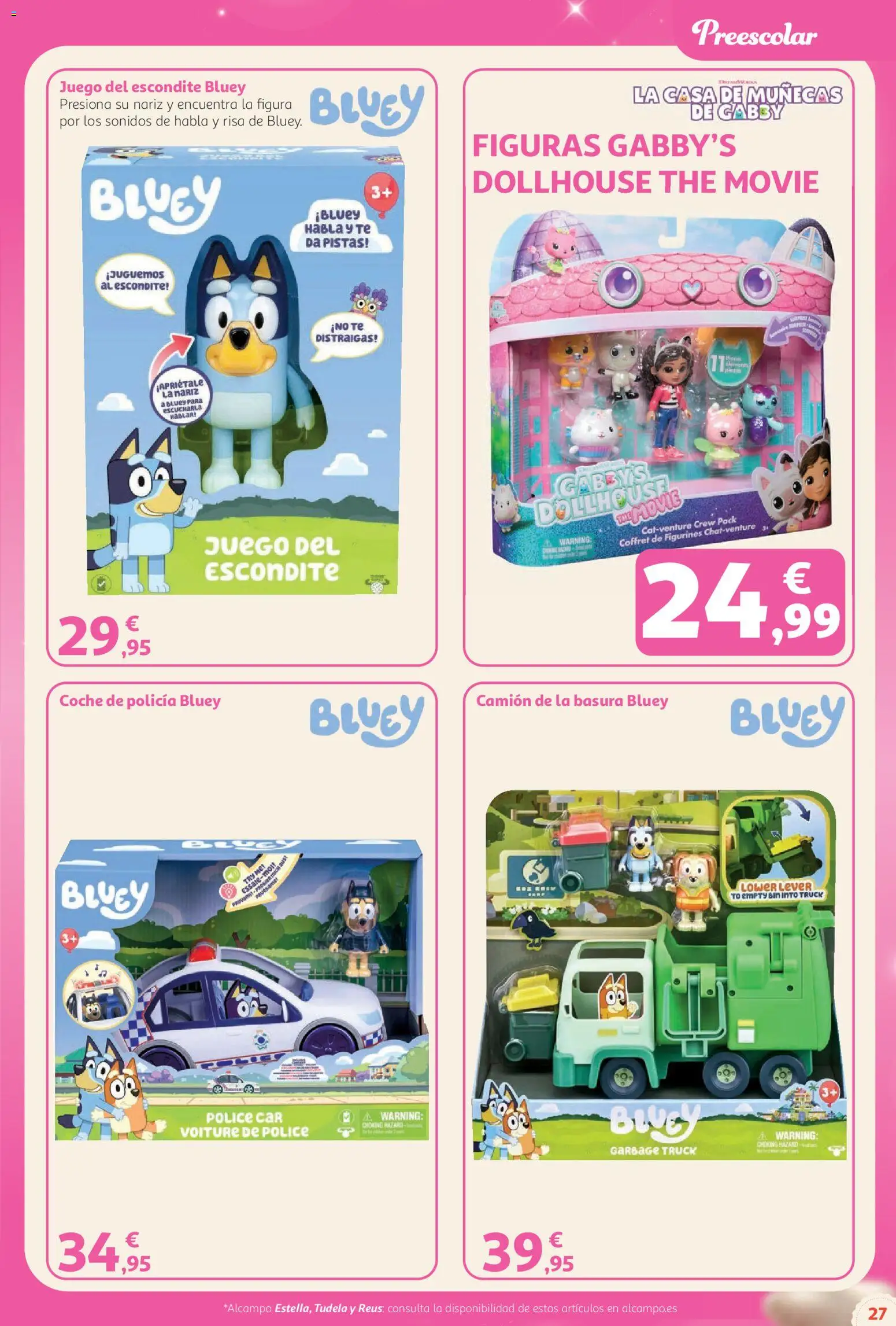 Alcampo Catálogo Juguetes Superstore │ válido desde el 03/11/2026 | Página: 27 | Productos: Té, Casa de muñecas