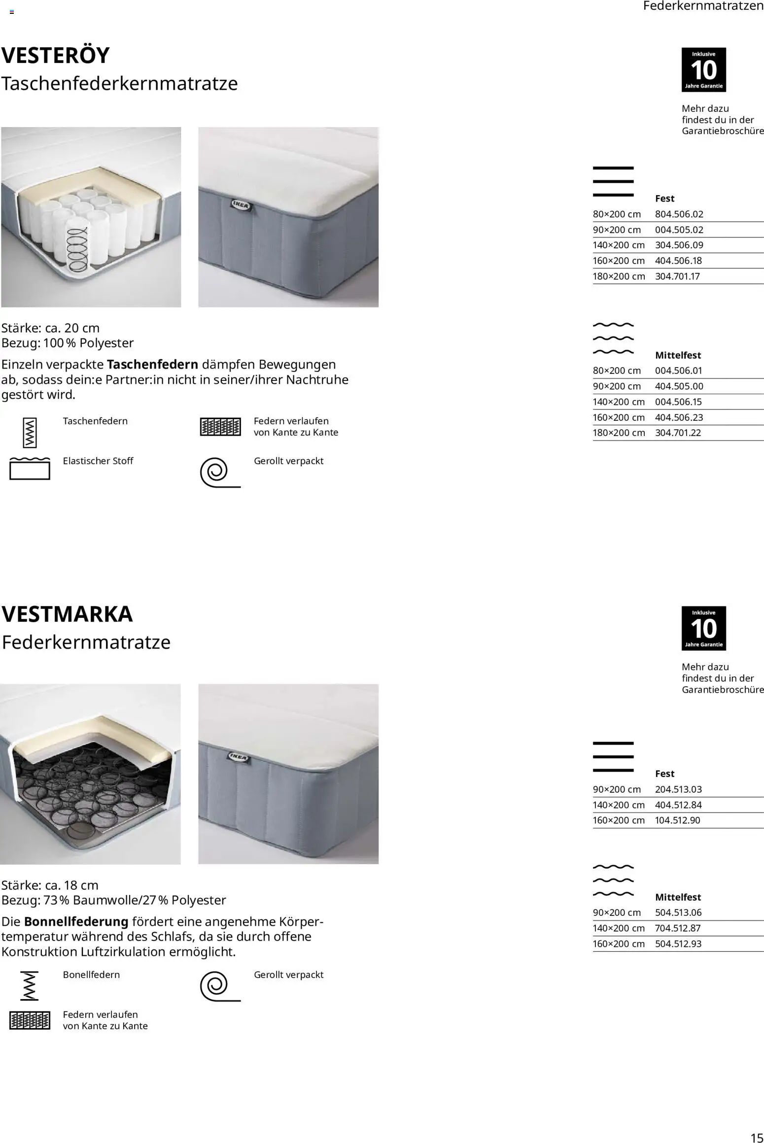 Ikea Prospekt Schlafkomfort – gültig ab 16.09.2026 | Seite: 15