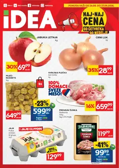 Idea katalog Naj-naj cena od četvrtka do nedelje - pregled Idea kataloga - važi od 24.09.2026