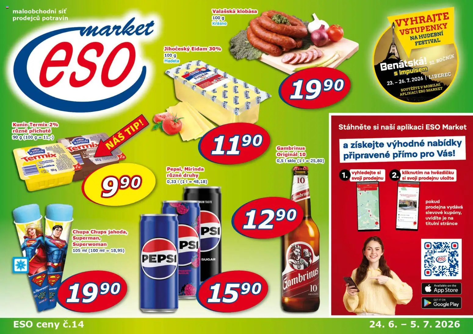 Eso market leták od 24.06.2026 | Strana: 1