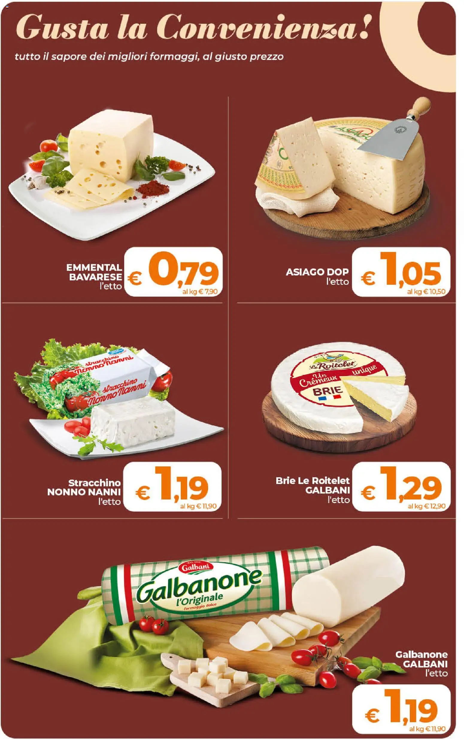 Volantino Ipercoop del 01/09/2026 | Pagina: 16 | Prodotti: Formaggio, Stracchino, Emmental